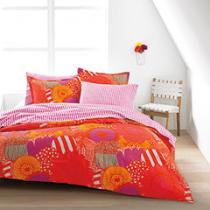 Twin Duvet Set (Marimekko Siirtolapuutarha Orange)