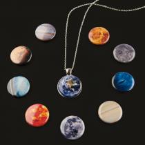 Interchangeable Solar System Necklace With 10 Designs