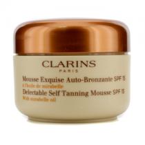 Clarins Self-tanners, 125ml/4.2oz Delectable Self Tanning Mousse with Mirabelle Oil SPF 15 for Women