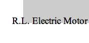 R L Electric Motor Rewinding