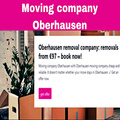 Oberhausen Umzugsunternehmen