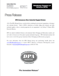 DPA Announces New Industrial Supply Division